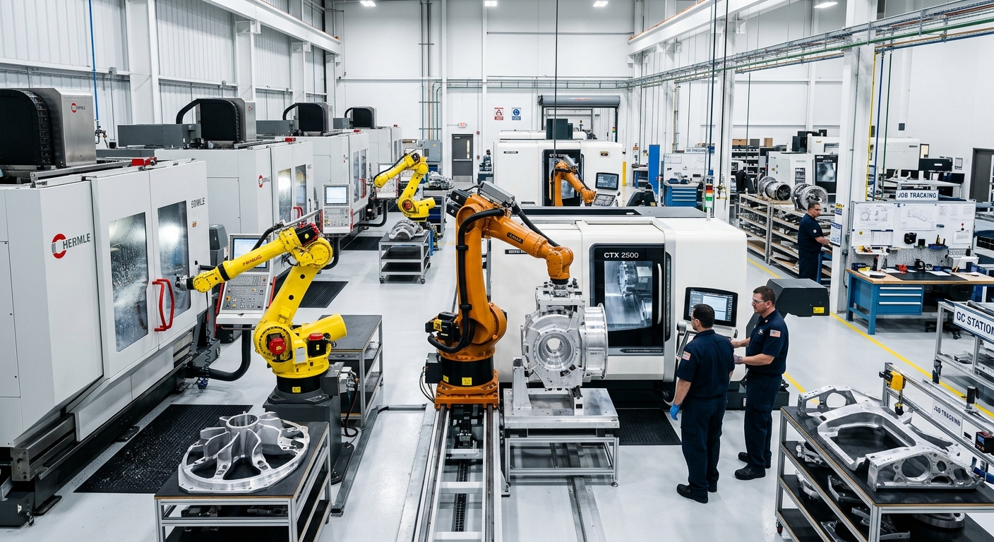 Precision aerospace manufacturing facility